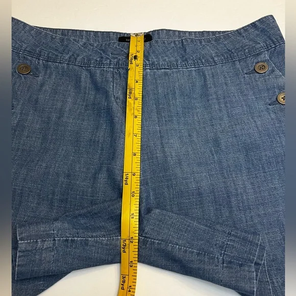 The Limited Dark Chambray Blue Short Size 8 - Picture 7 of 10